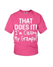 Calling Gramps Youth T-Shirt front