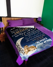 1 DAY LEFT - GET YOURS NOW Large Fleece Blanket - 60" x 80" aos-coral-fleece-blanket-60x80-lifestyle-front-01