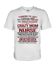 SHE LOVES ME UNCONDITIONALLY V-Neck T-Shirt thumbnail