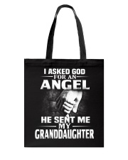 God Sent Me My Granddaughter Tote Bag tile