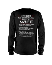 3 THINGS SHOULD KNOW ABOUT MY WIFE Long Sleeve Tee thumbnail