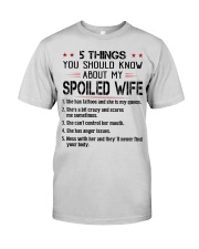 YOU SHOULD KNOW ABOUT MY SPOILED WIFE Premium Fit Mens Tee thumbnail