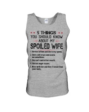 YOU SHOULD KNOW ABOUT MY SPOILED WIFE Unisex Tank thumbnail