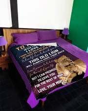1 DAY LEFT - GET YOURS NOW Large Fleece Blanket - 60" x 80" aos-coral-fleece-blanket-60x80-lifestyle-front-01