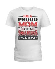 Proud Mom Of A Smartass Son Ladies T-Shirt thumbnail