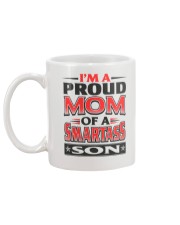 Proud Mom Of A Smartass Son Mug back