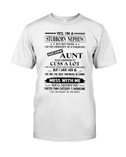 YES I'M A STUBBORN NEPHEW Premium Fit Mens Tee thumbnail