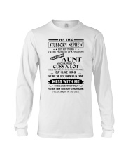 YES I'M A STUBBORN NEPHEW Long Sleeve Tee thumbnail