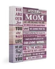 You Are My Life - Lovely Gift For Mom 11x14 Gallery Wrapped Canvas Prints front