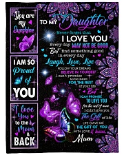 You Are My Sunshine - Best Gift For Daughter Large Fleece Blanket - 60" x 80" front
