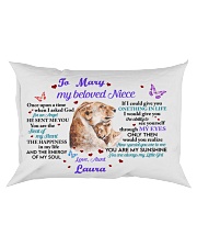 YOU ARE MY SUNSHINE - AUNT TO NIECE Rectangular Pillowcase front