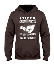 Poppa And Granddaughter Always Heart To Heart Hooded Sweatshirt thumbnail