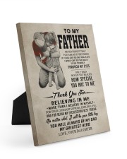 Believing In Me - To Father From Daughter Easel-Back Gallery Wrapped Canvas tile