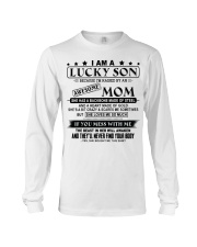 SHE LOVES ME SO MUCH - LOVELY GIFT FOR SON Long Sleeve Tee thumbnail