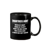 Perfect Gift For Smartass Aunt Mug tile
