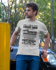 I AM A LUCKY DAD Classic T-Shirt apparel-classic-tshirt-lifestyle-front-44
