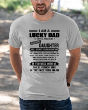 I AM A LUCKY DAD Classic T-Shirt apparel-classic-tshirt-lifestyle-front-50
