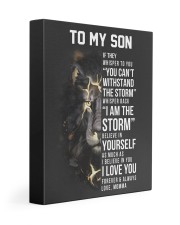 I Am The Storm - To Son From Momma 11x14 Gallery Wrapped Canvas Prints front