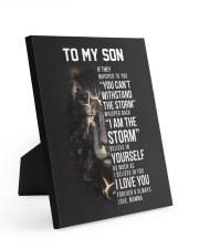 I Am The Storm - To Son From Momma Easel-Back Gallery Wrapped Canvas tile