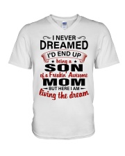 I NEVER DREAMED - PERFECT GIFT FOR SON V-Neck T-Shirt thumbnail