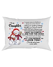 YOU WILL NEVER LOSE - BEST GIFT FOR DAUGHTER Rectangular Pillowcase front