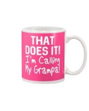 Calling Grampa Mug tile