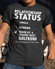 RELATIONSHIP STATUS Classic T-Shirt apparel-classic-tshirt-lifestyle-28