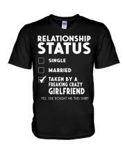 RELATIONSHIP STATUS V-Neck T-Shirt thumbnail