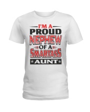 Proud Nephew Of A Smartass Aunt Ladies T-Shirt thumbnail