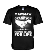 BEST PARTNERS IN CRIME V-Neck T-Shirt thumbnail