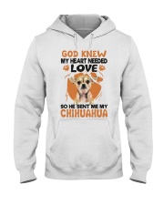 GOD SENT ME MY CHIHUAHUA Hooded Sweatshirt thumbnail