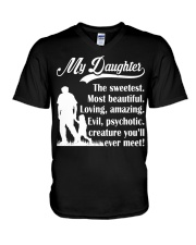 You'll Meet My Sweetest Daughter V-Neck T-Shirt thumbnail