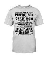 SHE IS MY BEST FRIEND - BEST GIFT FOR SON FROM MOM Premium Fit Mens Tee thumbnail