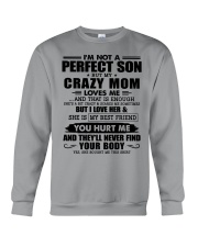SHE IS MY BEST FRIEND - BEST GIFT FOR SON FROM MOM Crewneck Sweatshirt thumbnail