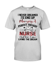 LIVING THE DREAM - LOVELY GIFT FOR PERFECT NURSE Premium Fit Mens Tee thumbnail