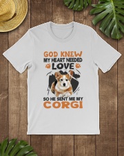 GOD SENT ME MY CORGI Classic T-Shirt lifestyle-mens-crewneck-front-18