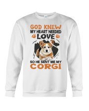 GOD SENT ME MY CORGI Crewneck Sweatshirt thumbnail