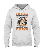 GOD SENT ME MY CORGI Hooded Sweatshirt thumbnail