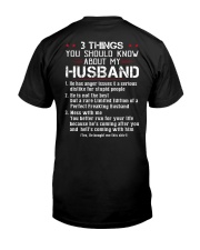 3 THINGS SHOULD KNOW ABOUT MY HUSBAND Premium Fit Mens Tee thumbnail