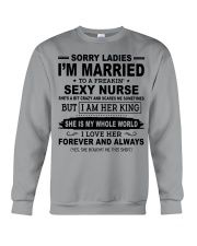 I'M MARRIED TO A FREAKIN' SEXY NURSE Crewneck Sweatshirt thumbnail