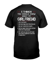 5 THINGS YOU SHOULD KNOW ABOUT MY GIRLFRIEND Classic T-Shirt back