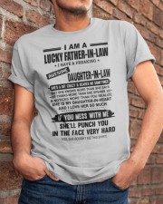 I AM A LUCKY FATHER-IN-LAW Classic T-Shirt apparel-classic-tshirt-lifestyle-26