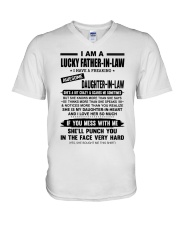 I AM A LUCKY FATHER-IN-LAW V-Neck T-Shirt thumbnail