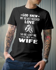 GOD SENT ME MY WIFE Classic T-Shirt lifestyle-mens-crewneck-front-6