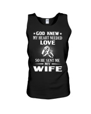 GOD SENT ME MY WIFE Unisex Tank thumbnail