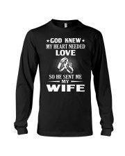 GOD SENT ME MY WIFE Long Sleeve Tee thumbnail