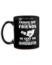 God Sent Me Granddaughters Mug tile