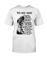 STRAIGHTEN YOUR CROWN - BEST GIFT FOR SON FROM MOM Classic T-Shirt thumbnail