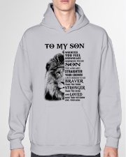 STRAIGHTEN YOUR CROWN - BEST GIFT FOR SON FROM MOM Hooded Sweatshirt garment-hooded-sweatshirt-front-04