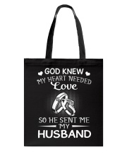 GOD SENT ME MY HUSBAND Tote Bag thumbnail